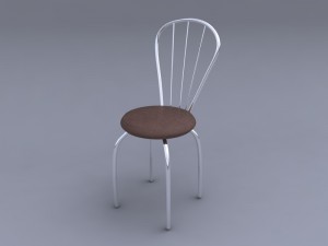chair metal Modelo 3D