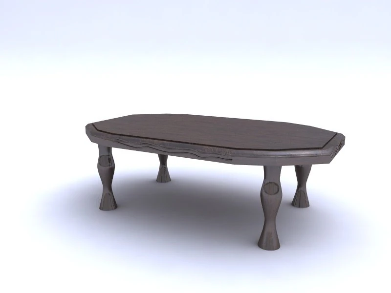table 3D Model .c4d .max .obj .3ds .fbx .stl .blend 