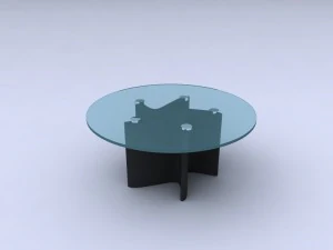 meja kreatif Model 3D