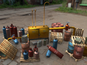 Flammable 3D मॉडल