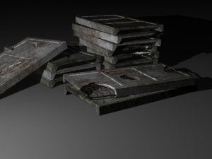 concrete slab Modèle 3D