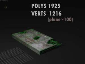 concrete slab 3D Model