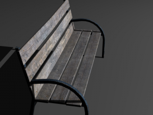 bench 3D 模型