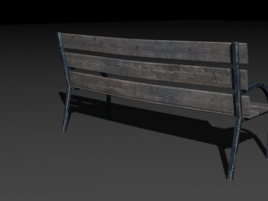 bench 3D 模型