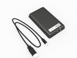 External harddisk Modelo 3D