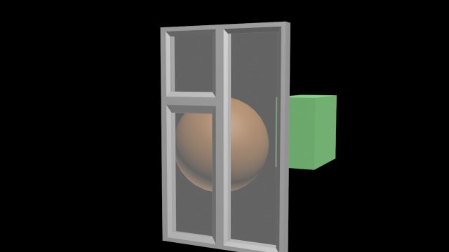 windowlowpoly 3D Model .c4d .max .obj .3ds .fbx .stl .blend 