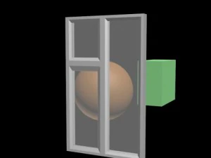 janelalowpoly Modelo 3D