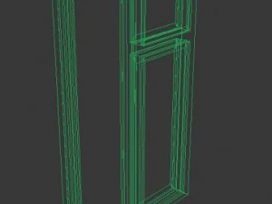 janelalowpoly Modelo 3D