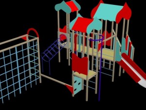 children slide 3D Model