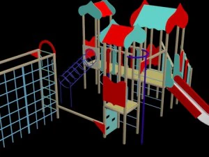 slide infantil Modelo 3D