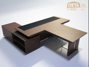 ora acciaio bernini executive desk Modelo 3D