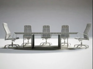 ora acciaio bernini metting table 3D Model