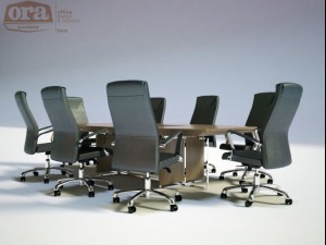 ora acciaio bernini metting table Modello 3D