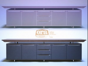 ora acciaio bernini drawer Modelo 3D