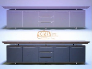 szuflada ora acciaio Bernini Model 3D