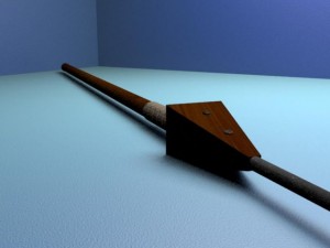 three game pilums Modèle 3D