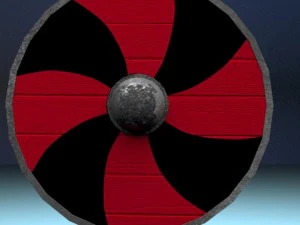 escudo viking Modelo 3D