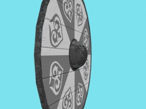 kazakh shield 3D Model