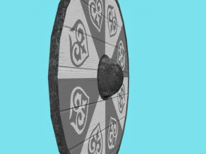 kazakh shield 3D Model