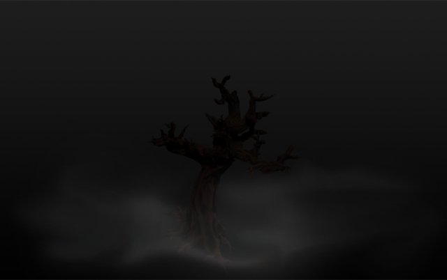 creepy tree driftwood 3 3D Model .c4d .max .obj .3ds .fbx .stl .blend 