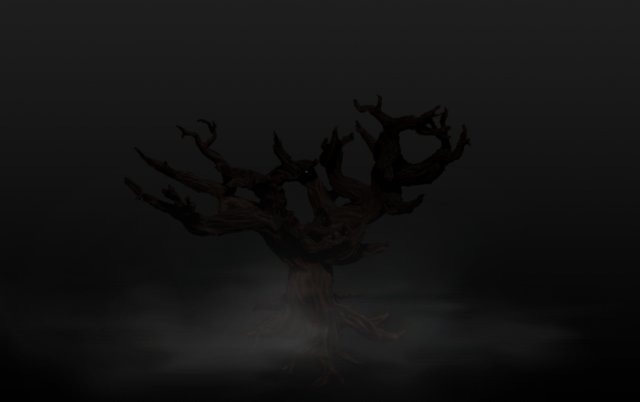creepy tree driftwood 4 3D Model .c4d .max .obj .3ds .fbx .stl .blend 