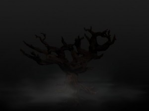 creepy tree driftwood 4 3D 모델