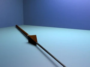 three pilums 3D Model