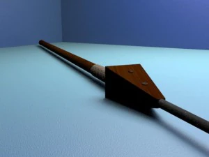 three pilums 3D Model