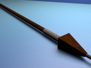 three pilums 3D Model