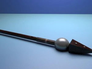 three pilums 3D Model