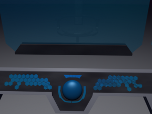 sci fi control panel 3D Model