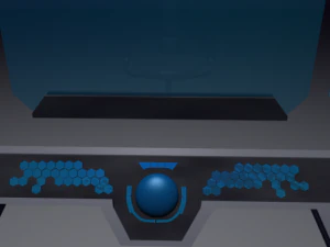 sci fi control panel 3D Model