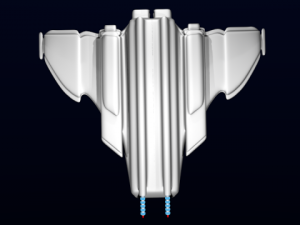 small fighter ship 3D Model