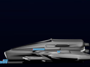 small fighter ship 3D Model