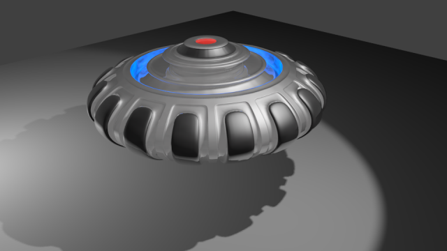 ufo 3D Model .c4d .max .obj .3ds .fbx .stl .blend 