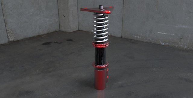coilover 3D मॉडल .c4d .max .obj .3ds .fbx .stl .blend