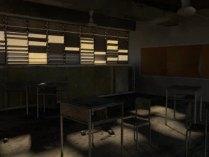 abandoned classroom 3D Model