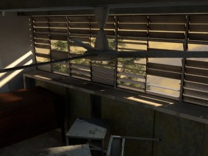 abandoned classroom Model 3D