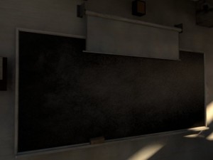 abandoned classroom Model 3D