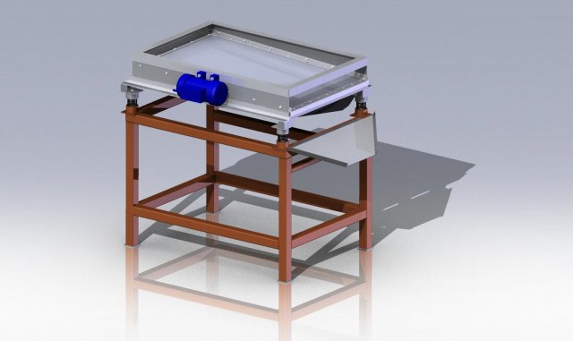 vibrosieve 3D Модель .c4d .max .obj .3ds .fbx .stl .blend