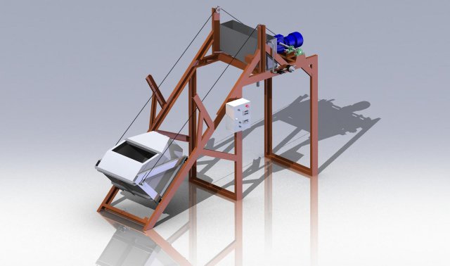 skipovyh lift Modelo 3D .c4d .max .obj .3ds .fbx .stl .blend