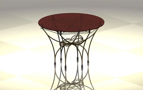 table spider 3D Model .c4d .max .obj .3ds .fbx .stl .blend 