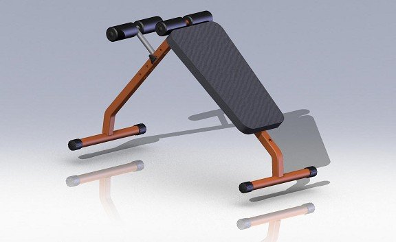 bench press 3D Модель .c4d .max .obj .3ds .fbx .stl .blend 