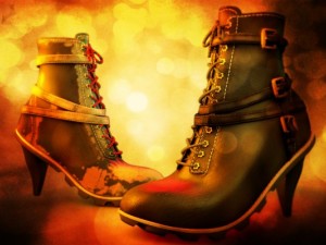urban ankle boots Modello 3D