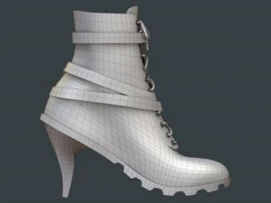 urban ankle boots 3D Model