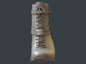 urban ankle boots Modèle 3D