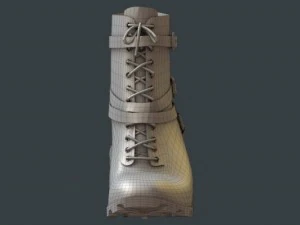 urban ankle boots 3D Model