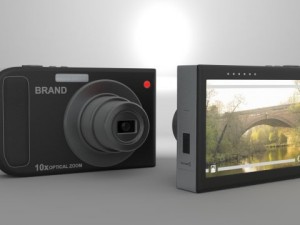 stock digital camera modo and obj 3D-Modell