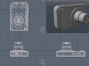 stock digital camera modo and obj 3D मॉडल