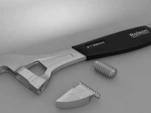 rolson 200mm wrench 3D Model